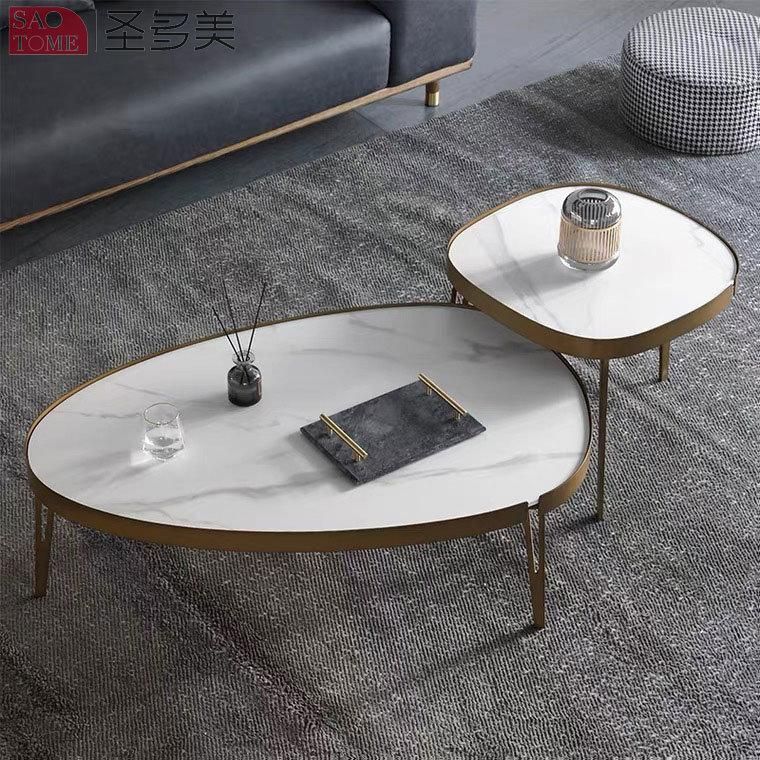 New Style Home Furniture Living Room Separate Coffee Table Metal Side Table Bedroom Table Melamine Laminated Tea Table