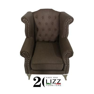 Chesterfield Leather Furniture Living Room Armchair