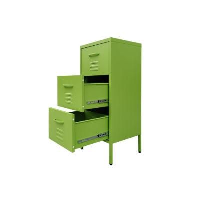 Colorful Metal Storage Cabinet Steel Cabinet Locker with Stand Legs