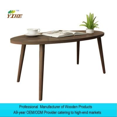 Coffee Table with Solid Beech Leg with Laminated MDF Top