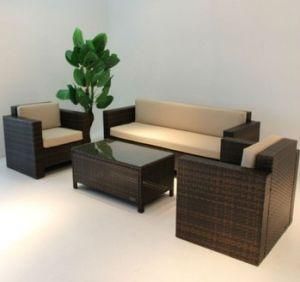 High Quality Alu Frame Outdoor Furniture Sofa Design/Used Garden Wicker Sofa Furniture