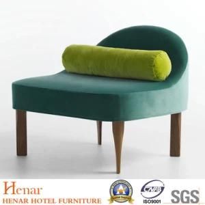 2019 High Quality Lovely Hotel Furniture Solid Wood Sofa Chair