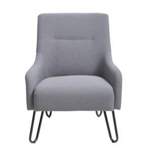Modern Home Leisure Furniture High Back Single Seater Fabric Sofa Chair