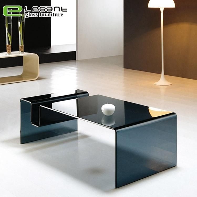 Living Room Furniture Tempered Glass Tea Table Design Metal Tables