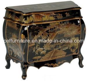Chinese Famous Painting Hand Painted Lacquer Antique Decoration Cabinet