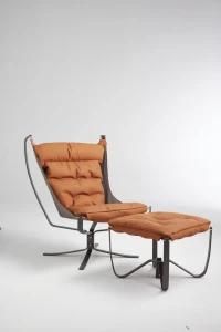 Yellow Leather Recliner Chair Antique Industrial Chairs for Living Room