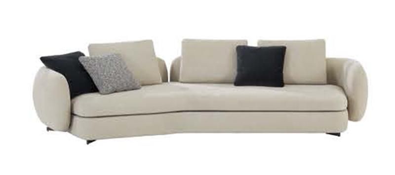Foshan Factory Custom Made High End Modern Home Furniture Villa Living Room Fabric Sectional Sofa Furniture Modular L Shape Couch Set