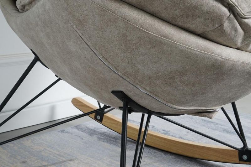 Hotel Luxury Metal Frame Lounge Sofa Single Seater Modern Accent Fabric Vintage Arm Chair