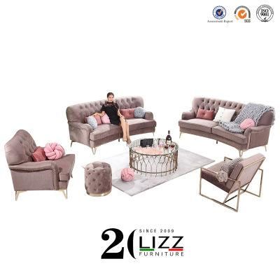 Modern Home Furniture Fabric Sofa Loveseat and Chair