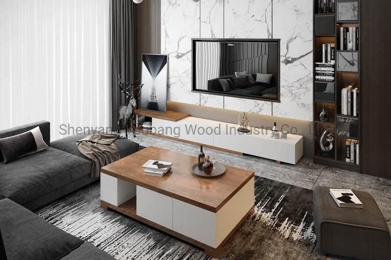 Modern Style Wholesale Modern Television Wall Wooden Luxury Media Console Living Room Furniture TV Stand TV Unit