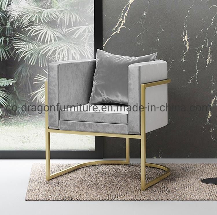 Hot Selling Modern Living Room Furniture Steel Frame Sofa Chair