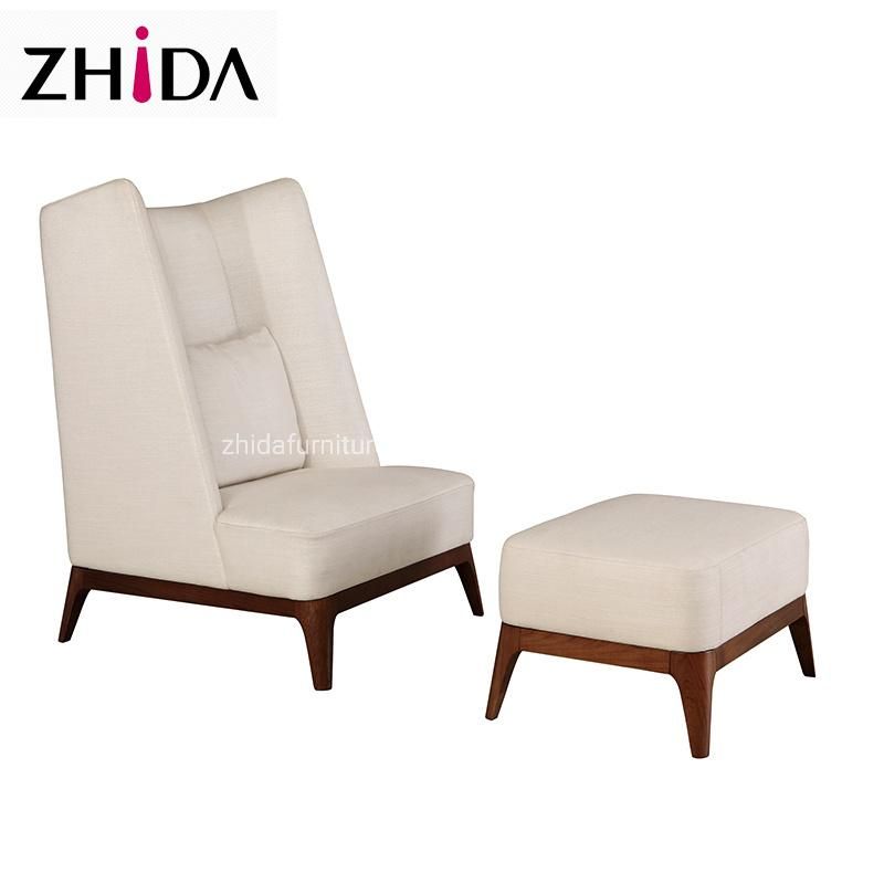 Leisure Fabric Chair for Europe, America and Asia with Top Armrests