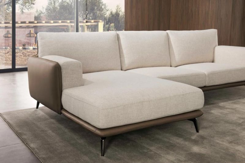 European Style Corner Modern Living Room Leather Sofa Set Furniture Fabric Sofa