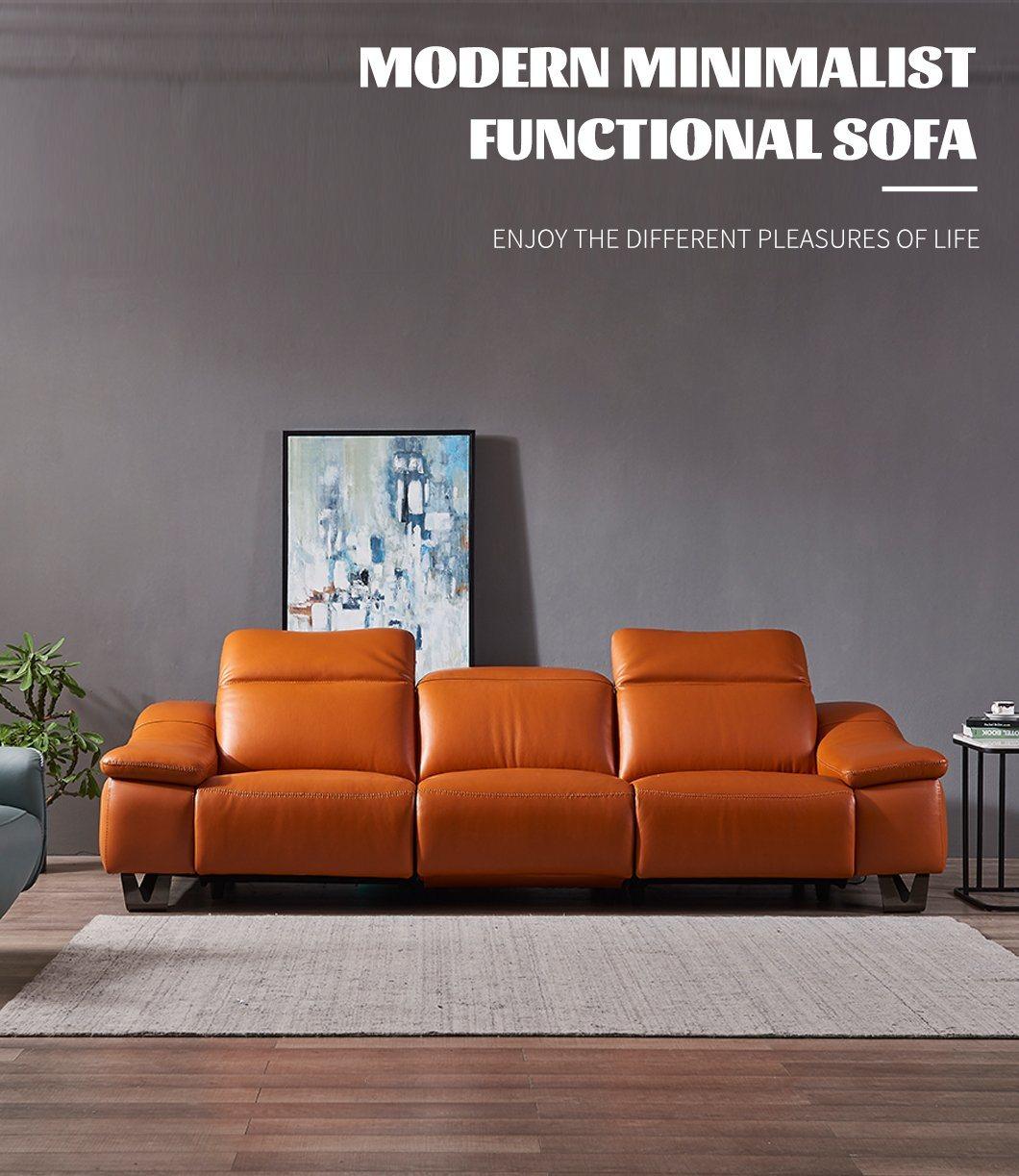 Simple PVC Functional Sofa Electric Multi-Functional First Class Sofa Bed Down Small Modular Sofa