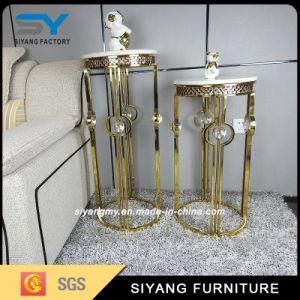 Home Furniture Wedding Flower Stand Centerpieces Side Table