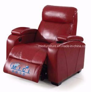 Modern Office Home Furniture Italy Genuine Leather Recliner Sofa