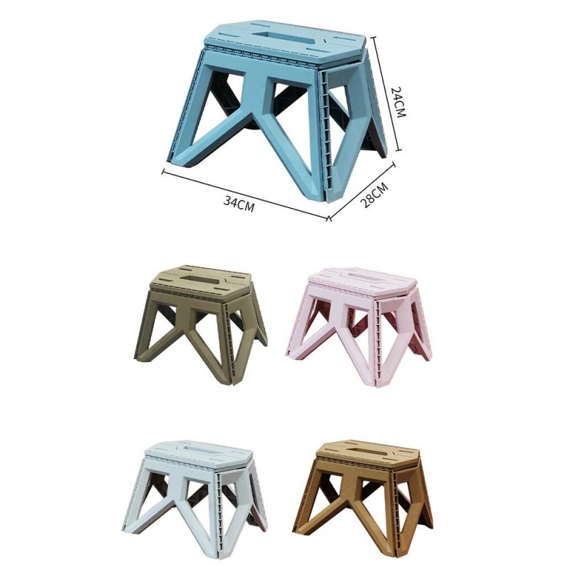 Outdoor Portable Fishing Stool Thickened Plastic Folding Stool Children Small Stool Small Bench Wyz19473