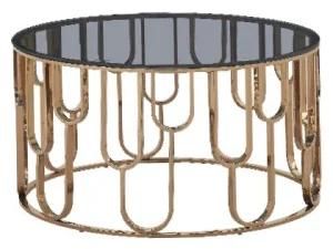2021 Newest Modern Simple Style Glass Top Tea Center Coffee Table