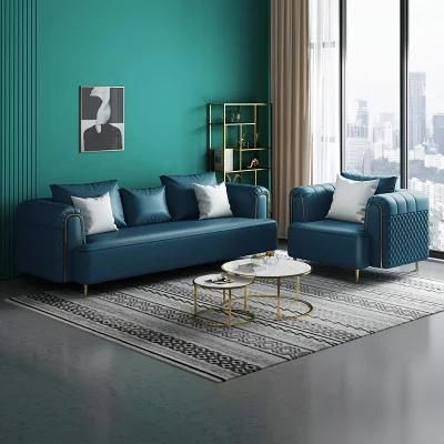 Chic Home Modern Contemporary Button Tufted Settee with Square Footstool