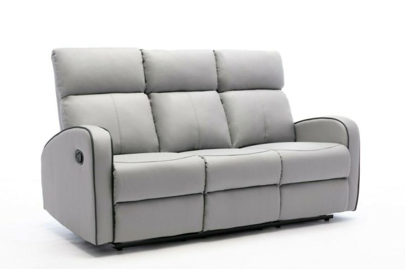 Jky Furniture High Adjustable Tech Fabric Manual Recliner Sofa Set