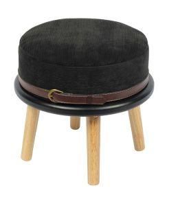 Knobby Hat Shape Corduroy Storage Ottoman Stool with Removable Lid&#160;
