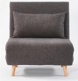 Factory Wholesale Cheap Fabric Fashion Furniture Single Sofa Chair Cum Bed