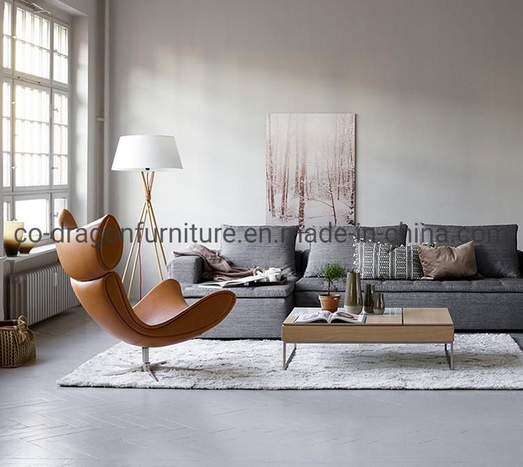 Modern Home Furniture Metal Legs Leather Living Room Sofa Chair
