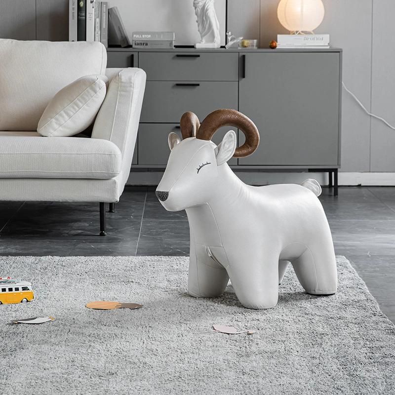 Li&Sung Hot Sale Children Cute Goat Animal Shape Stool