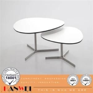 Actona-Egg HPL Top Steel Leg Office Coffee Table