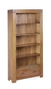 Antique Oak Wooden Large Bookcase Living Room Furniture (RCLSB)