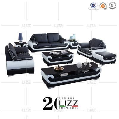 Modern Living Room Furniture Sectional Leather Luxury Sofa