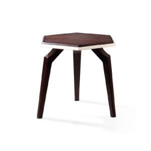 Best-Selling Hexagon Wooden End Table for Modern Living Room (YA965C)