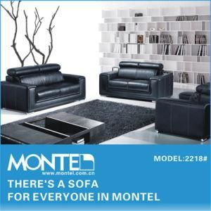 Modern Leather Sofa, Sofa Set, Modern Furniture (2218#)
