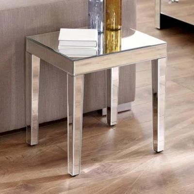 Professional and Practical Compact Side Table with Stainless Steel Legs