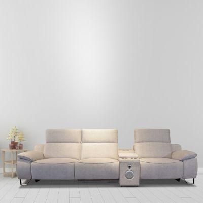 Modern European Style Furniture Set Electric 3 Seater Recliner Sofa