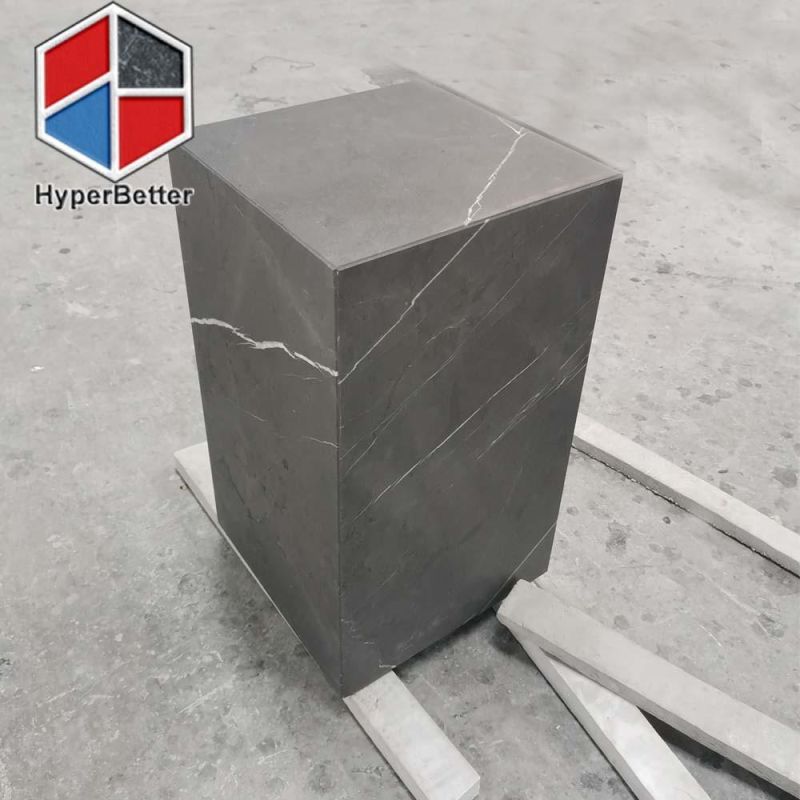 White Artificial Marble Plinth Tables
