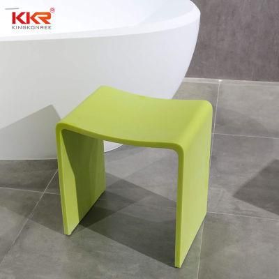 Stone Resin Shower Stool Bathroom Chair with Cuostmize Colors