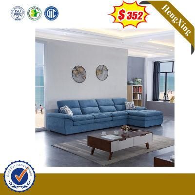 Wholesale Factory Modern European Style Home Living Room Furniture Set L Shape 7 Seat Genuine Leather Fabric Recliner Sofa