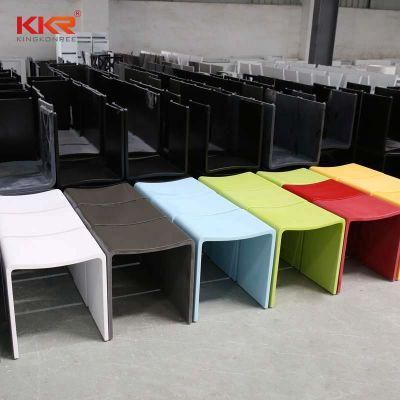 Factory Wholesale Colored Artificial Stone Bathroom Shower Stools