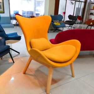 Modern Living Room Recling Chair Classic Design Upholstered Leather Relax Accent Lazy Armchair Lounge Chair Ottoman