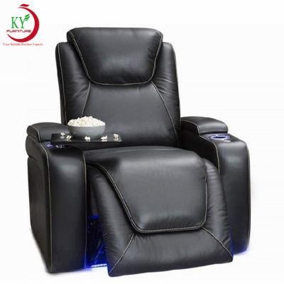 Jky Furniture Modern Design Multifunctional Air Leather Home Theater Sofa Set Including One Two Three Seaters