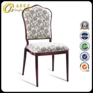 Hotel Aluminum Stacking Imitation Wood Chair (A-051)