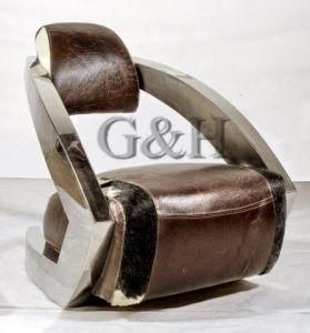 Luxury Vintage Stainless Steel Armchair