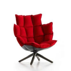 Fiberglass White Shell Hans Wegner Muscle Chair Luxury Designer Furniture Accent Modern Lounge Swivel High Back Husk Chair