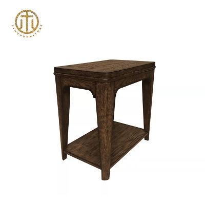 Modern Wood Square Bedside Bedroom Table and Multifunctional Coffee Table
