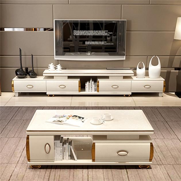 Italian Living Room Furniture Set Tea Table Modern TV Cabinet Corner Table