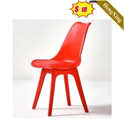 Wholesale Home Dining Room Furniture Red Plastic PP Restaurant Wedding Chair
