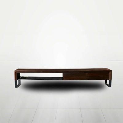 Fd115 Wooden TV Stand, Latest Design TV Stand Eucalyptus Color, Lining Room Furniture Home and Hotel Furniture Customized