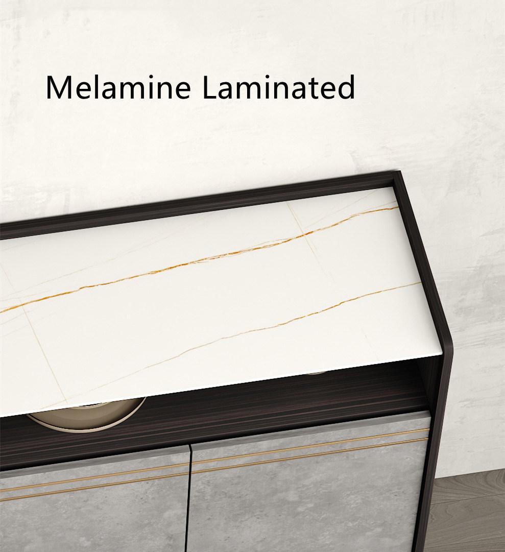 Light Color Cheap Price Melamine Laminated Lockable Living Room Furniture Storage Cabinet