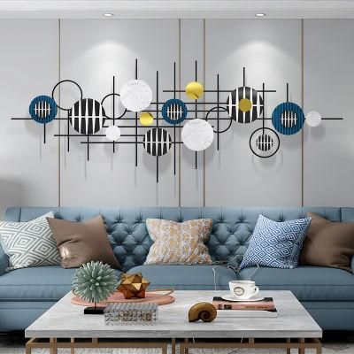 Fashion Living Room Wall Decoration Sofa Wall Hanging Modern Minimalist Bedroom Dining Room Iron Decoration Pendant